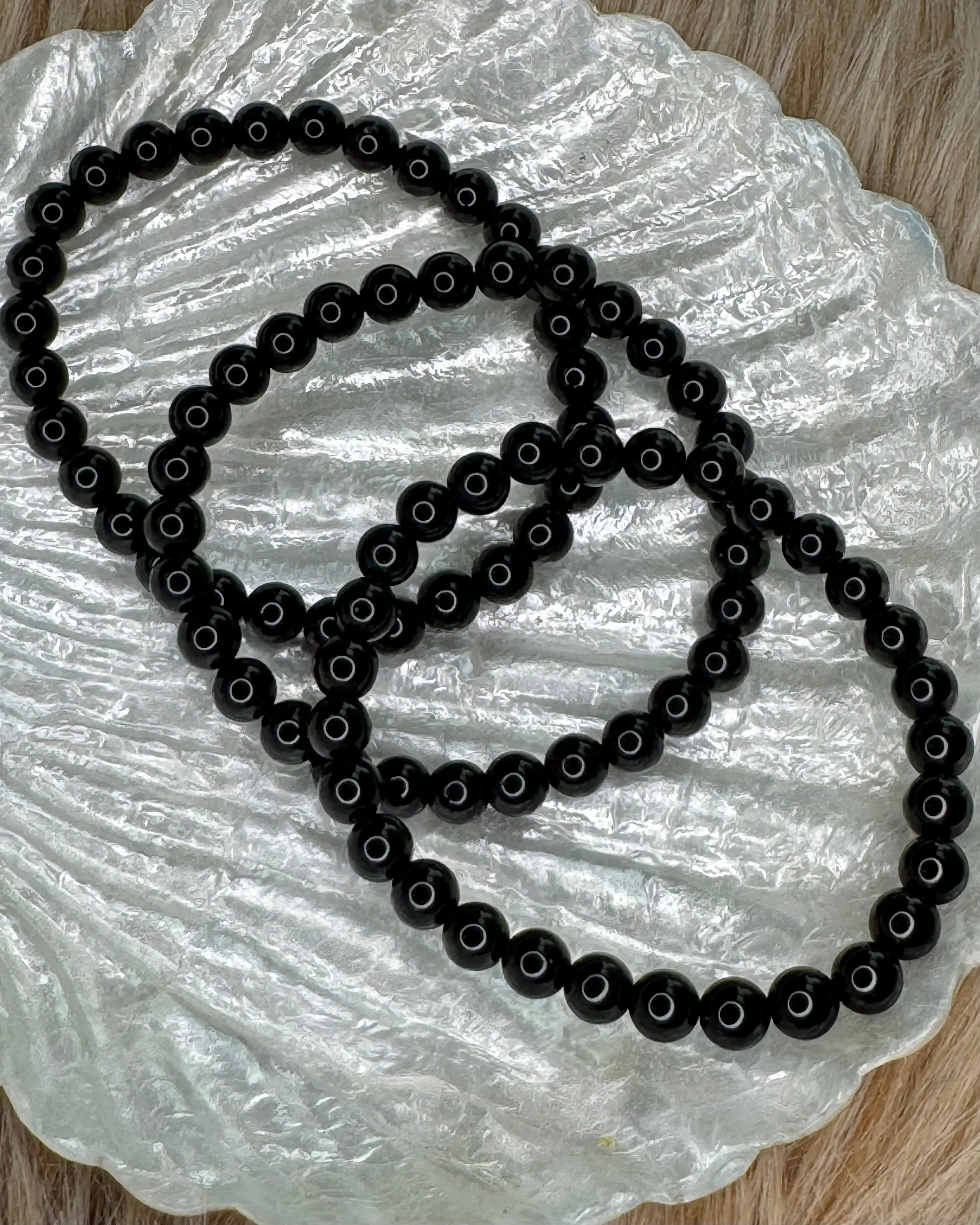 Onyx 6mm Sphere Bracelet Onyx 6mm Sphere Bracelet