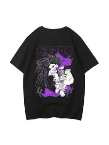 Gachiakuta Anime Printed T-shirt Suitable for Both Men and Women, Short Sleeved High-quality Street Wear T-shirt for Men and Women