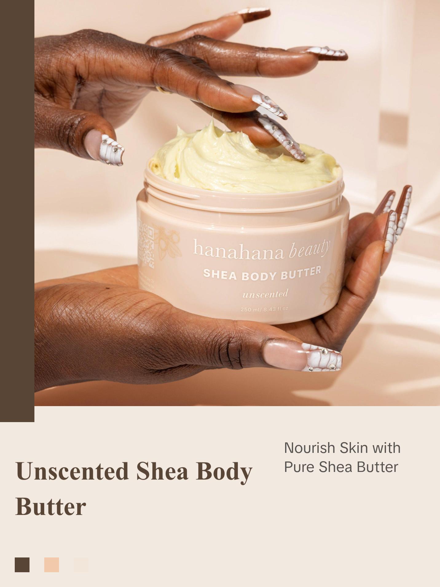Unscented Shea Body Butter for Skin Moisturizing and Repair - Body Care