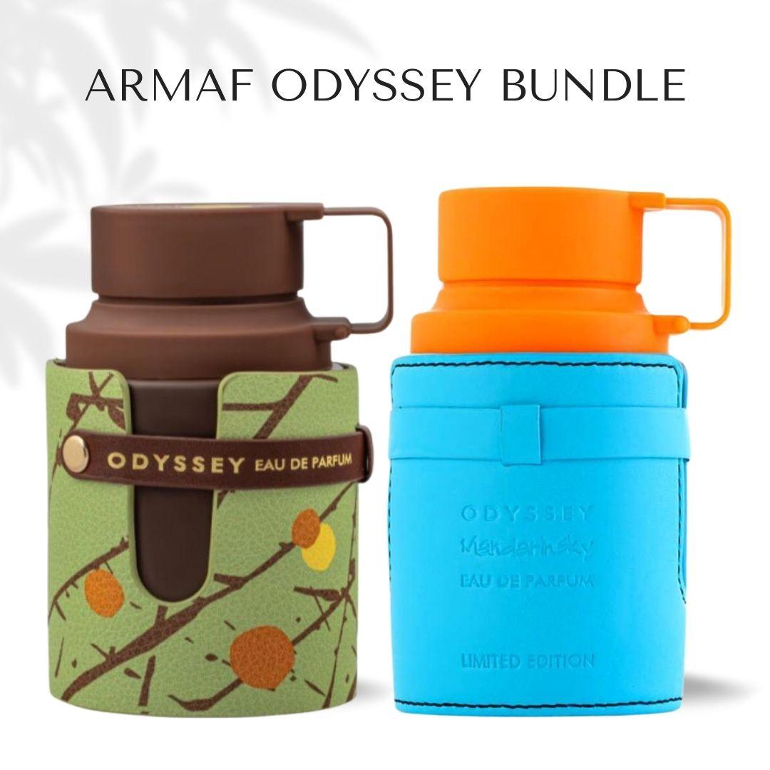 Armaf Odyssey Bundle - Armaf Odyssey Mandarin Sky & Dubai Chocolat Eau de Parfum Set | 2 x 3.4 Oz | Unisex