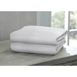 Fitted Crib Sheets - 2 Pack, White