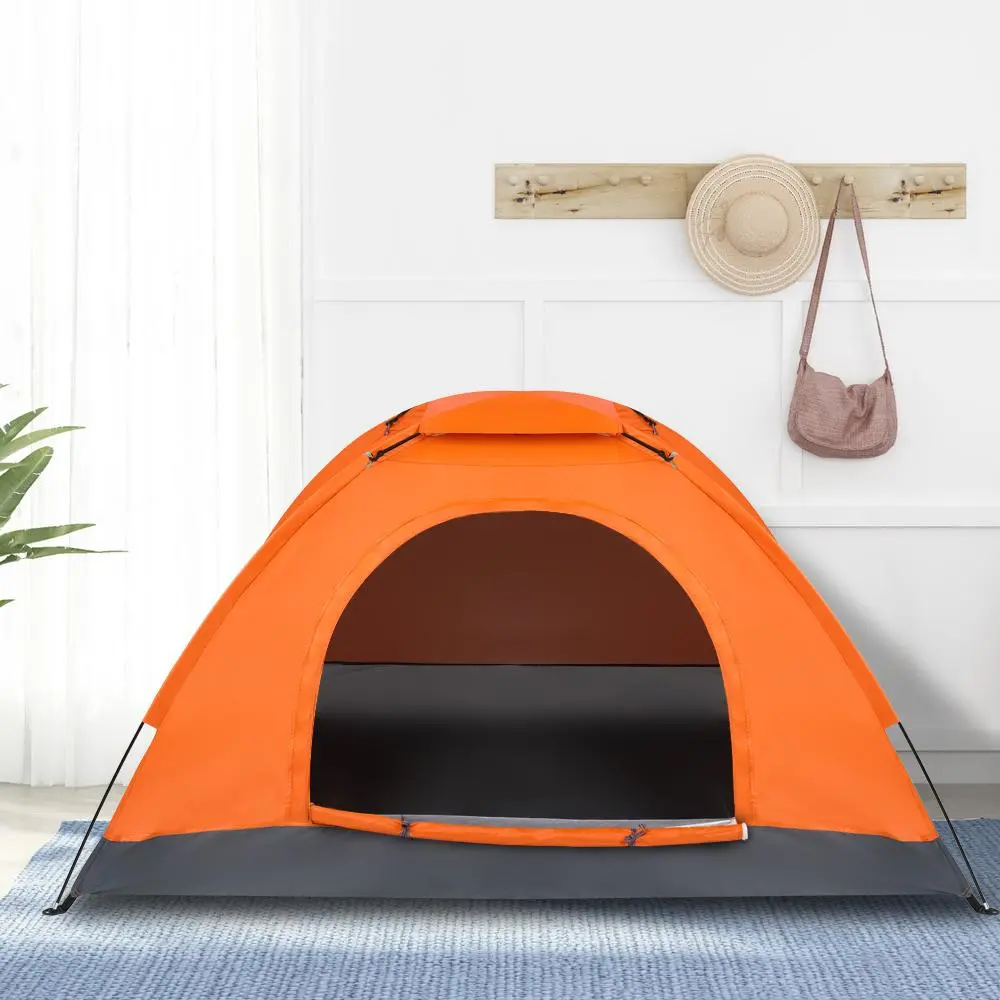 Waterproof Outdoor Hike Tent - 1-Person, 78x47x39in Foldable Camping Tent with Carry Bag for Camping, Hiking, Backpacking, Waterproof Tent