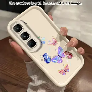 Phone Case suitable for Infinix HOT 60 60I NOTE 50 50X Infinix Series(HOT20-HOT50 NOTE30-NOTE40S SMART5-SMART10)Pro Plus 4G 5G Enchanted Butterfly Ballet2D Pattern Full Body Protection Soft Cover Cellphone Protective Casing