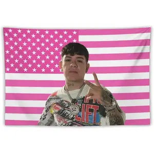 Custom Aesthetic Light Velvet Peach Funny Flag Tapestry - 30*40in/80x60in, All Over Print, Anti-Pilling Junior H Poster Wall Hanging Art, Personalized Anime Letter Print Home Decor for Bedroom & Dormitory Festival Background