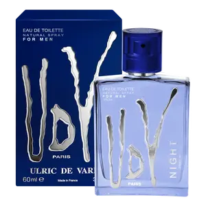 Ulric De Varens Night Eau De Toilette for Men - Captivating, Enchanting, and Luxurious- Easy to Love, Manly, and Notes of Bergamot, Mandarin, Pineapple, and Cedar- Ideal for the Man Who is Bold and Fearless - 3.4 Fl Oz