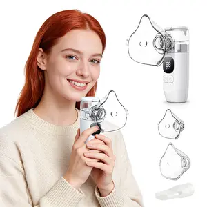 Portable Nebulizer Machine Suitable for Adults & Kids with 2 Masks & Mouthpiece - Atomizer for Home, Travel,, COPD