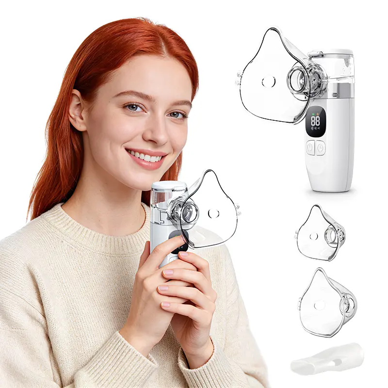 Portable Nebulizer Machine Suitable for Adults & Kids with 2 Masks & Mouthpiece - Atomizer for Home, Travel,, COPD