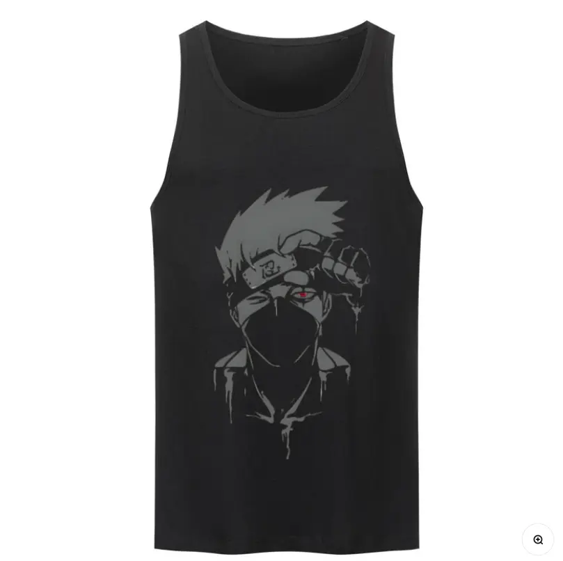 Kakashi Hatake Casual anime print gym Tank Top