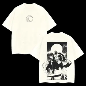 Moon Knight printed T-shirt, cotton T-shirt printed with TV show for comic lovers, gift T-shirt for movie lovers, LKD