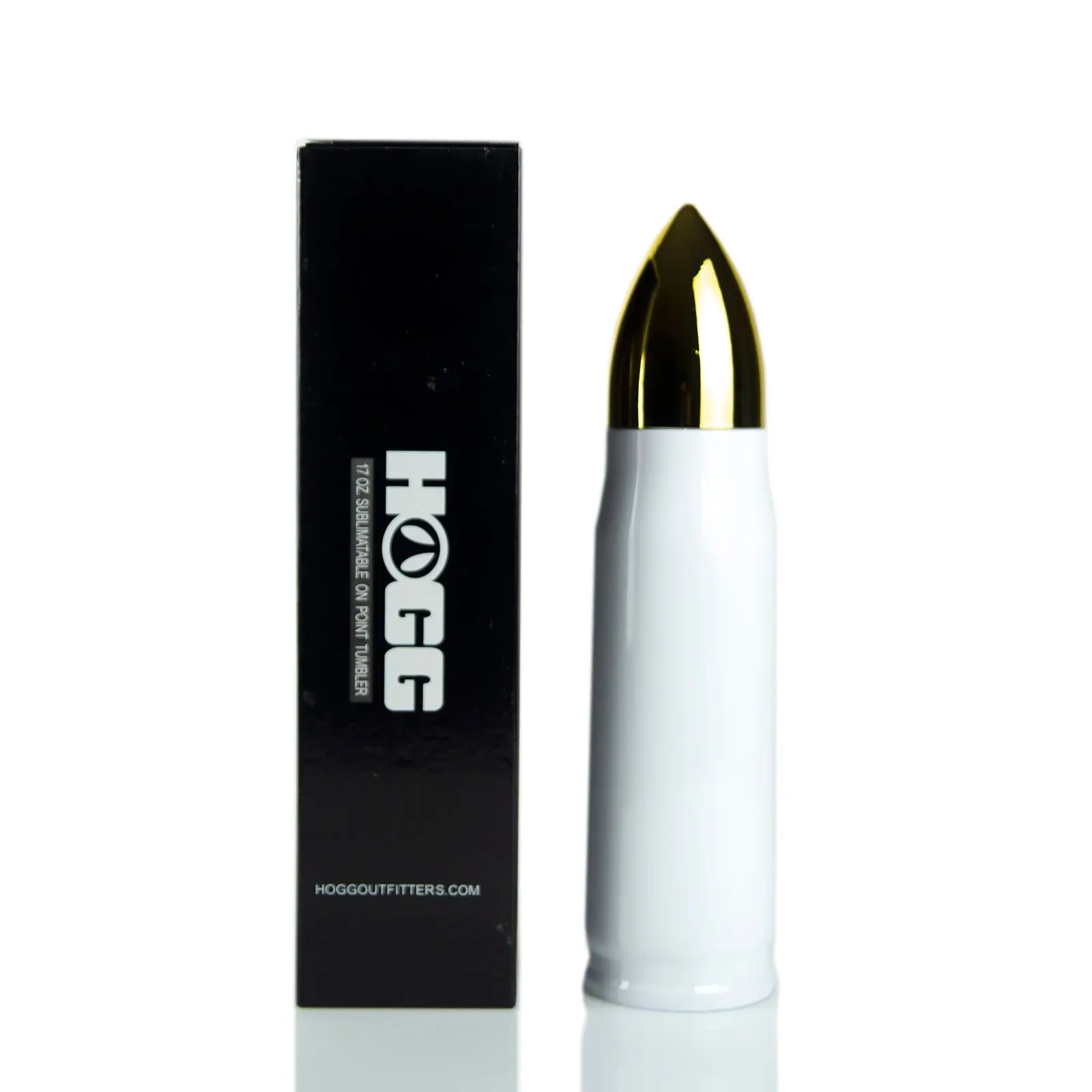 17oz Sublimatable "On Point" Bullet Tumbler