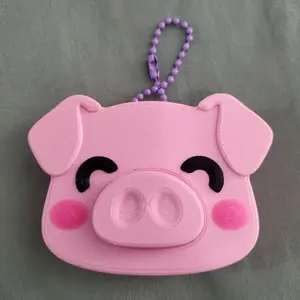 Piggy Nose Clicker Keychain