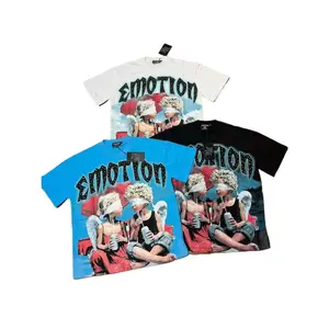 MIXED EMOTION Unisex Oversized Rhinestone Sports T-Shirt - Austrian Crystal, Vintage Washed Y2K Streetwear, 2026 Summer Trend McBling Hip Hop Short-Sleeve, Moisture-Wicking, Monaco Club Flag Print (Festival & Daily Essential)