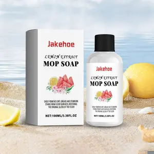 Jakehoe Floor Cleaning Agent, Stain Removal Polishing Household Flooring Fast-Drying Liquid Scented Mop Cleaner, Home Use