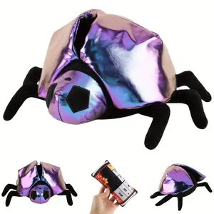 25cm/9.84in Doug the Bug Plush Purple Metallic Iridescent Gorilla Tag Plush - Soft Stuffed Animal Doll with Shoe-Shaped Head, Terrifying Halloween Decoration & Creative Gift Soft Huggable