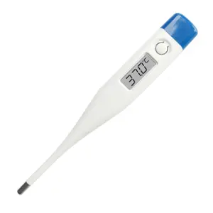 Digital Thermometer, Healthcare Medical Rigid Tip Thermometer - Water Resistant, Fever Line Indicator, Oral Use for Adults (Also Suitable for Rectal, Underarm Use), Oral Thermometer
