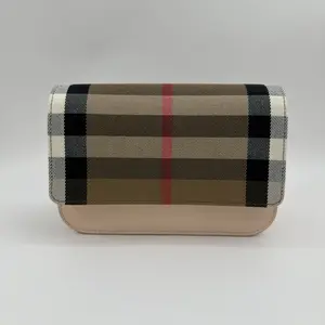 Pre-owned BURBERRY canvas wallet handbag