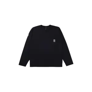 Embroidered Pocket Long Sleeve "Black" CHRM0158