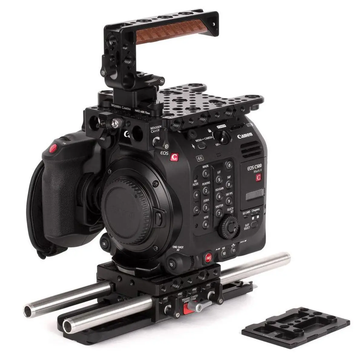 Wooden Camera Unified Accessory Kit with Handle & Tripod for Canon C500 Mark II (Advanced Camera Accessories)