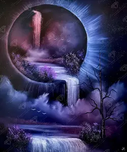 Diamond Art Club® Interdimensional Waterfall Diamond Painting Kit