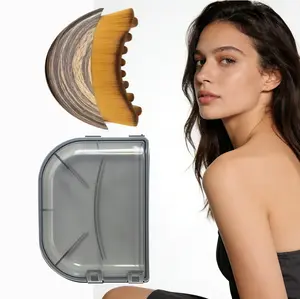 Lymphatic Contour Face Brush for Sculpting – Anti-Puffiness, Detox & Lift, Improves Skin Glow & Absorption,lymphatic drainage,lymphatic contour face brush,makeup brushes,Facial