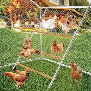 Chicken Perch Bars,Large Chicken Roosting Bars,Cock  and Coop Accessory  for Backyard Poultry,Hen Perch for Coop, Farm Chick Ladder,Easy Installation 55.1' L x 40.1' W