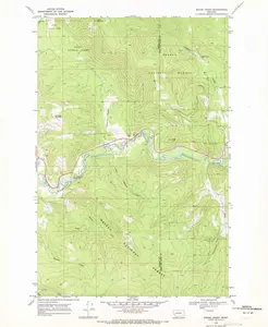Moose Creek Montana USGS Topographic Quadrangle Map, 2001, 1:24000