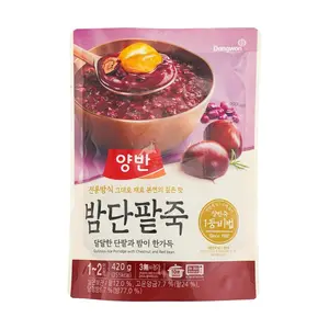 DONGWON Sweet Red Bean Porridge with Chestnut (2 serving), 15 oz