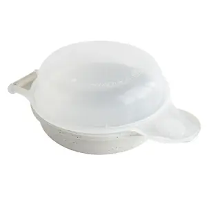 Microwave Eggs 'N Muffin Pan, White, 4.1in x 4.1in