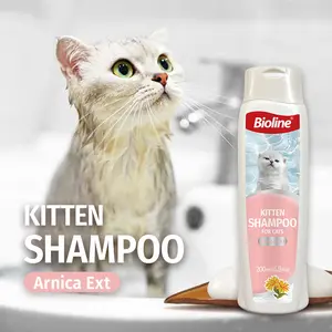 Bioline Kitten Cat Shampoo 6.76 fl oz- Ultra-Mild & Tear-Free Formula for Sensitive Skin