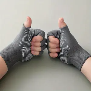 Half Finger Non-Slip Knit Polyester Gloves for Cycling, Fishing, Driving - Grip Enhancing, Sweat-Absorbing, and Durable - Ideal for Outdoor Enthusiasts goggles