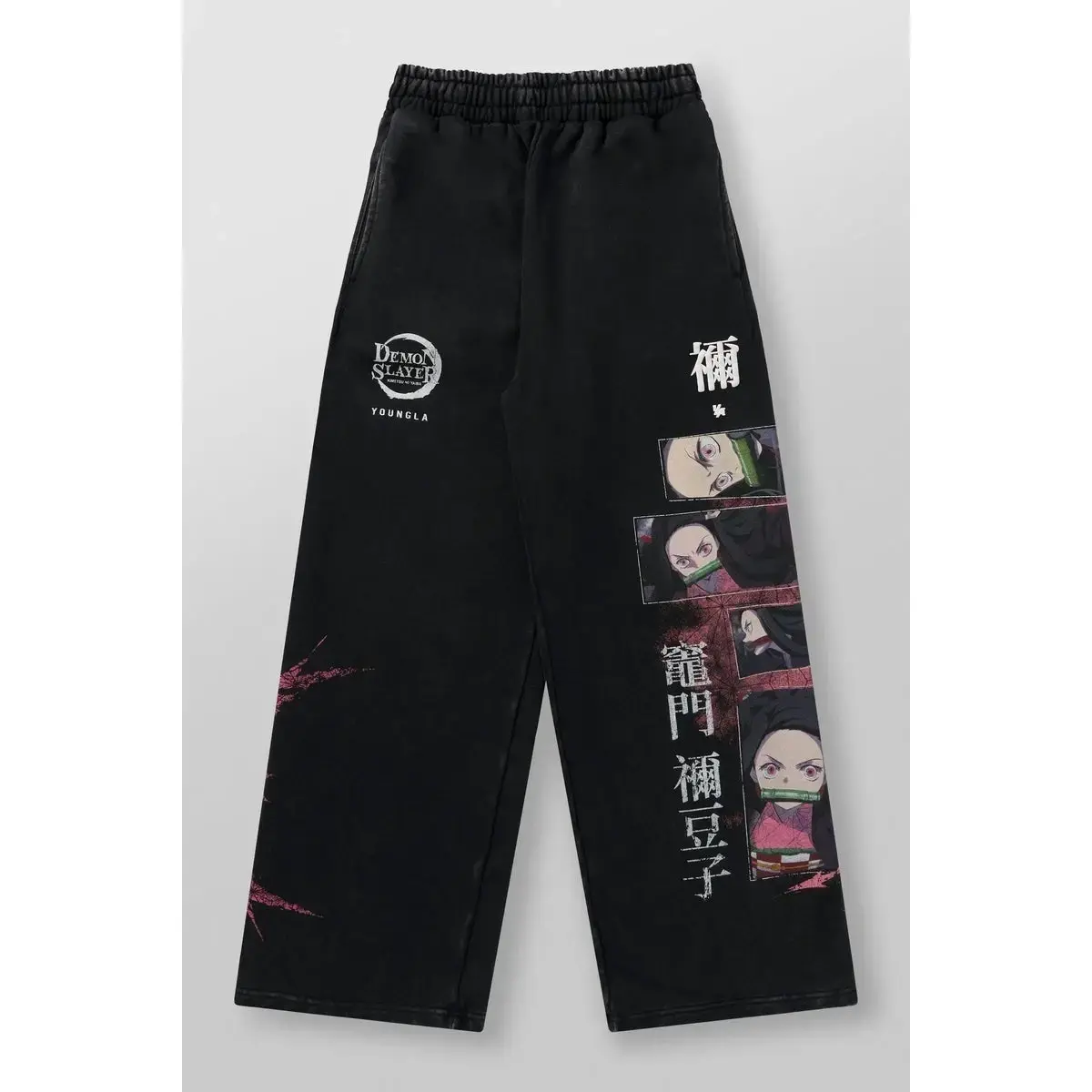 Women's Graphic Oversized Sweatpants – Baggy Streetwear Wide Leg Lounge Pants