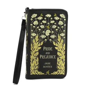 Pride and Prejudice Floral Print Book Wallet