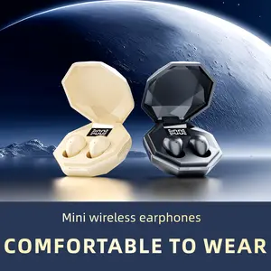 Smallest Invisible Mini Earbuds Wireless Bluetooth, Low Profile Micro Tiny Discreet Hidden Earbuds for Work, Small Headphones, Invisible Sleep Wireless Earphone IPX5 Waterproof for Small Ear Canals
