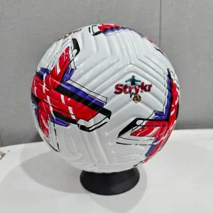 Strykr Premium Size 5 Match Football - Durable PU Soccer Ball for Youth & Adults, All-Weather Indoor & Outdoor Play