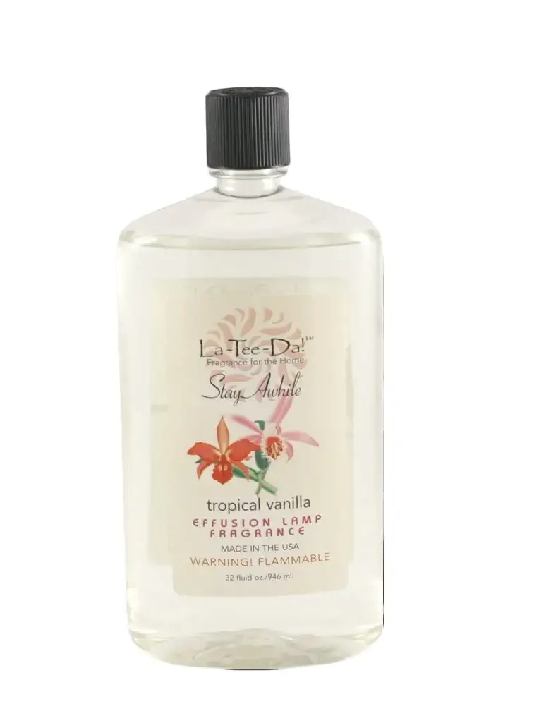 STAY AWHILE La-Tee-Da Effusion & Fragrance Lamp Oil Refills - 32 oz