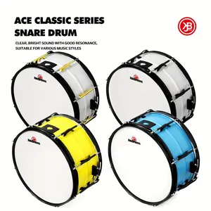 BEATELLO ACE-Classic 14x6 Inch Metal Snare Drum for Rock Jazz Pop Music Percussion Instrument with Signature Sound Durable Metal Construction and Stylish Finishes