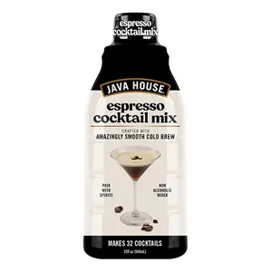 Java House Cold Brew Espresso Cocktail Mix, Ready to Use Liquid Coffee Concentrate– 32 fl oz (makes 32 cocktails)
