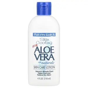 Fruit of the Earth Aloe Vera with Naturals, Skin Care Lotion, 4 fl oz (118 ml)