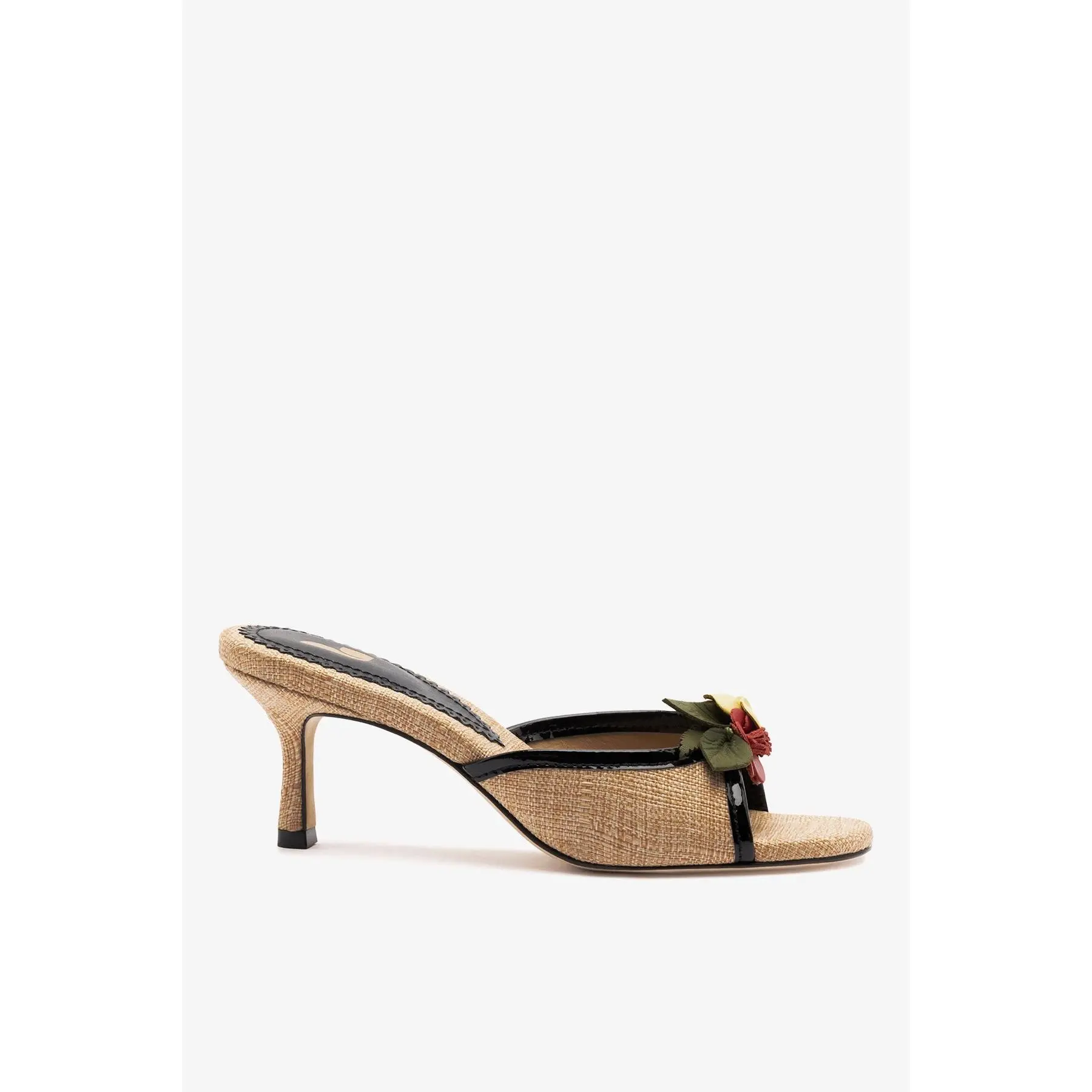Juliette Mule Beige Raffia