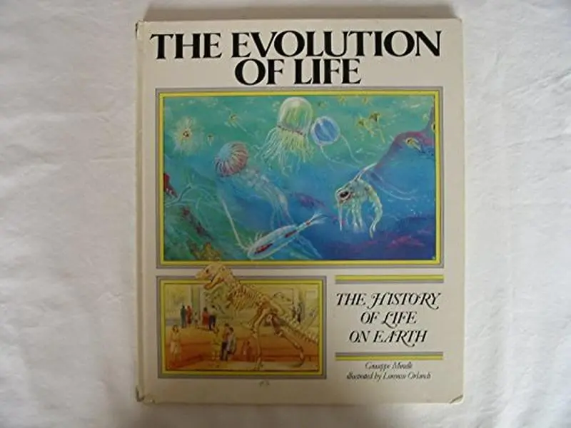 Used Book - The Evolution of Life by G. Minelli, Hardcover English Educational Reading Material, Covers Natural Selection, Human Evolution, Dinosaurs and Mammals, Mutation Discussions for School & Office Supplies