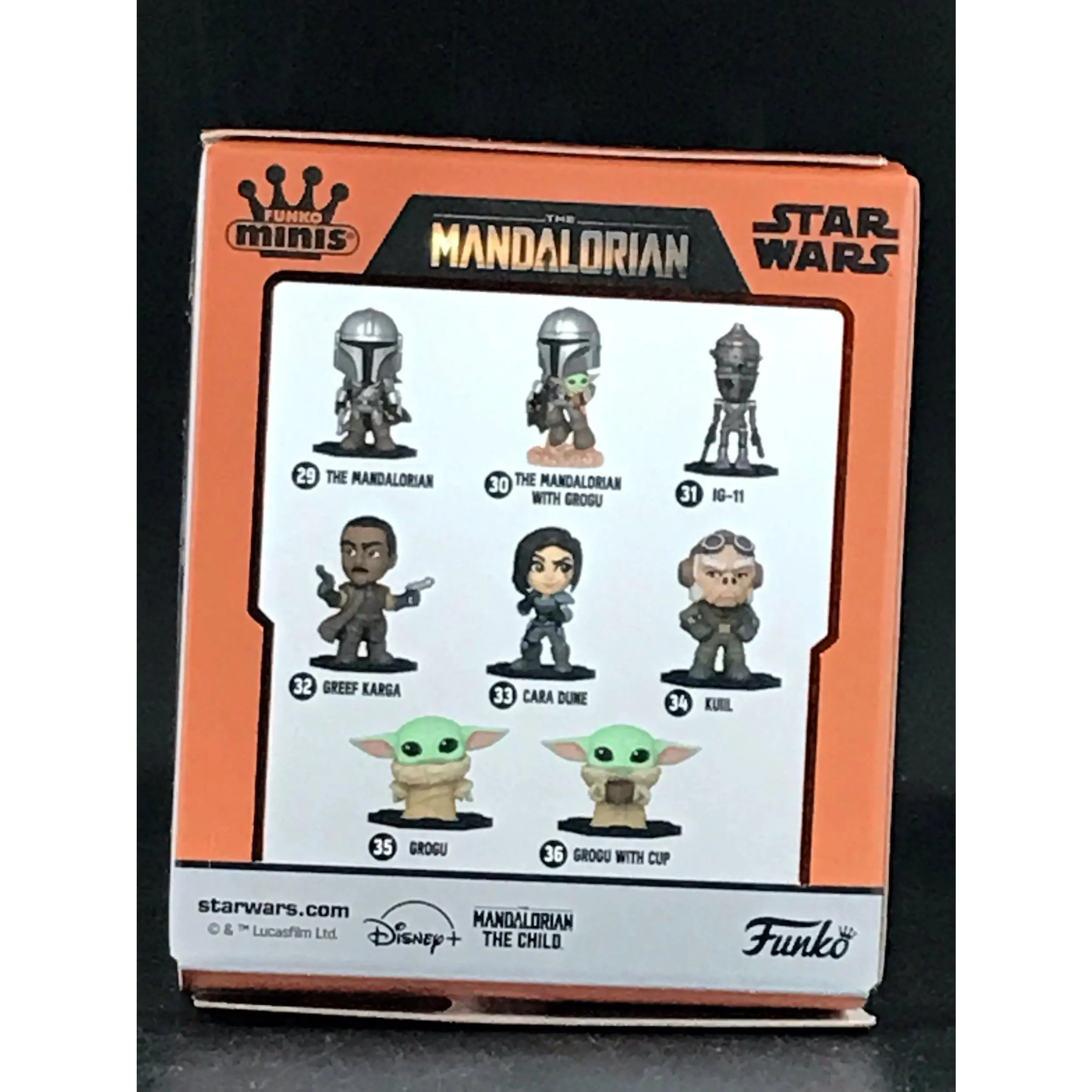Funko Minis Star Wars The Mandalorian Grogu With Cup #36