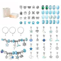 Blue Kids' Bracelet Storage Box Set