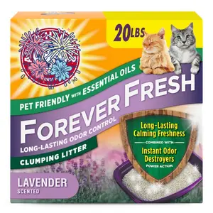 Clumping Cat Litter, Lavender Essential Oils, 20 lb