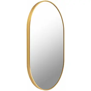 Hagenburg Gold Iron Frame Mirror