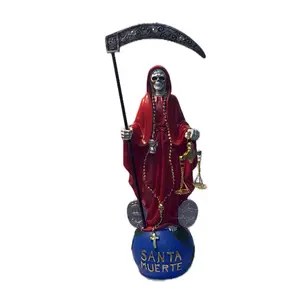Santa Muerte roja “12 pulgadas