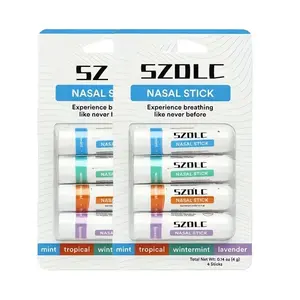 Portable Refreshing Nose Stick Aroma Inhaler Relieve Nasal Discomfort Cool Scent Easy Carry Daily Use