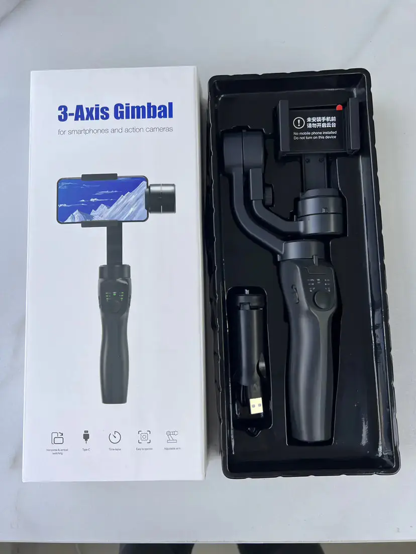"Smart 3-Axis Stabilizer Tripod for Mobile Video"