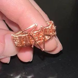 Personalized Sigil Ring Witchy Kynjie's Original Copper Wire Design Unique Handcrafted Jewelry
