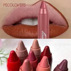 1PC Long-lasting & Waterproof Nude Velvet Lipstick, Moisturizing Lipstick Pen, Non-stick Cup, Matte, Cream Texture, Moisturizing Effect, Multi-color Options, Hydrating, Suitable for Daily Makeup