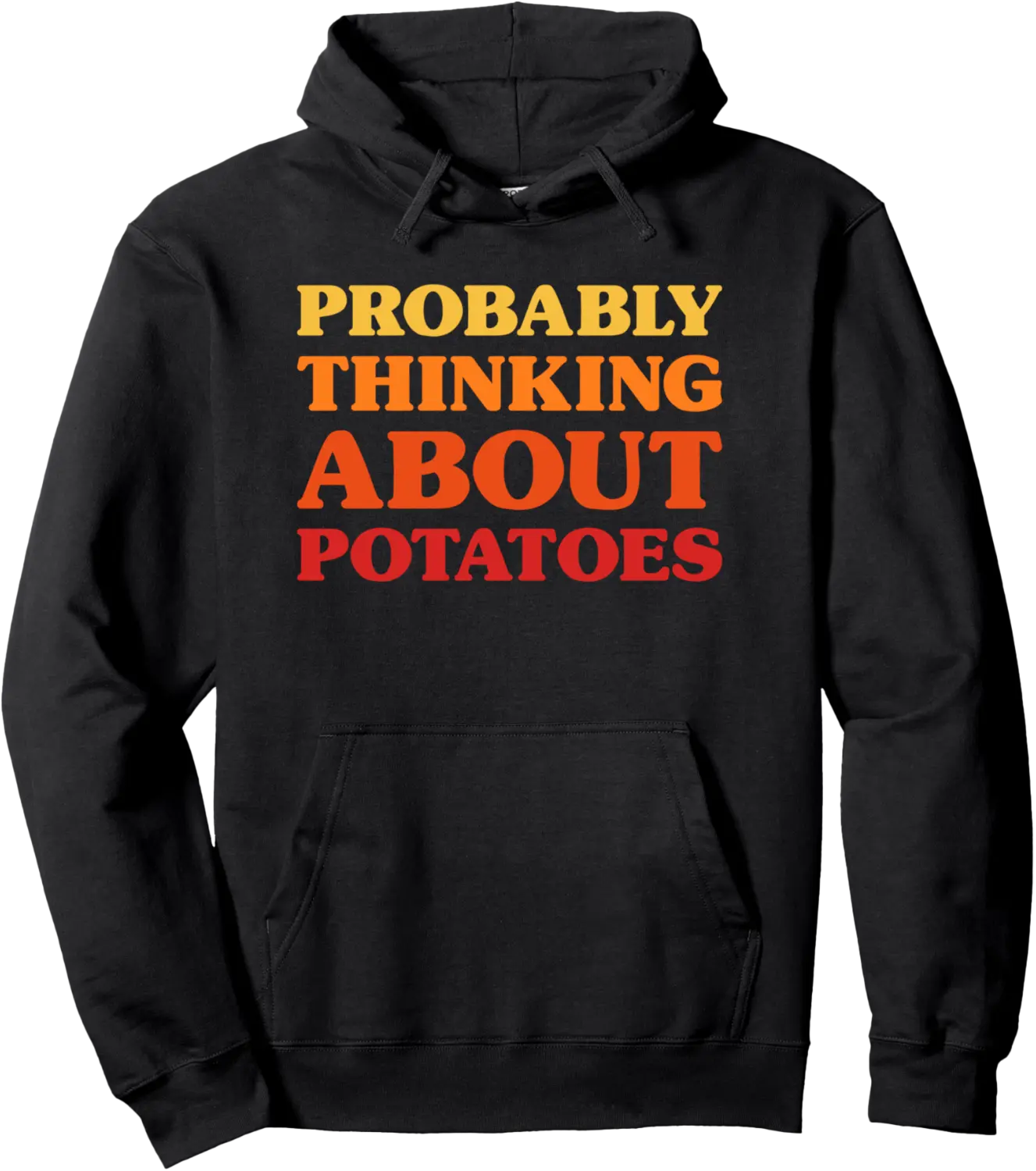 Potatoes I Love Potatoes Funny Food Pullover Hoodie - 45B0DRDMD3ST